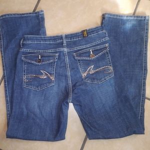 Aura by wrangler jeans size 6 R